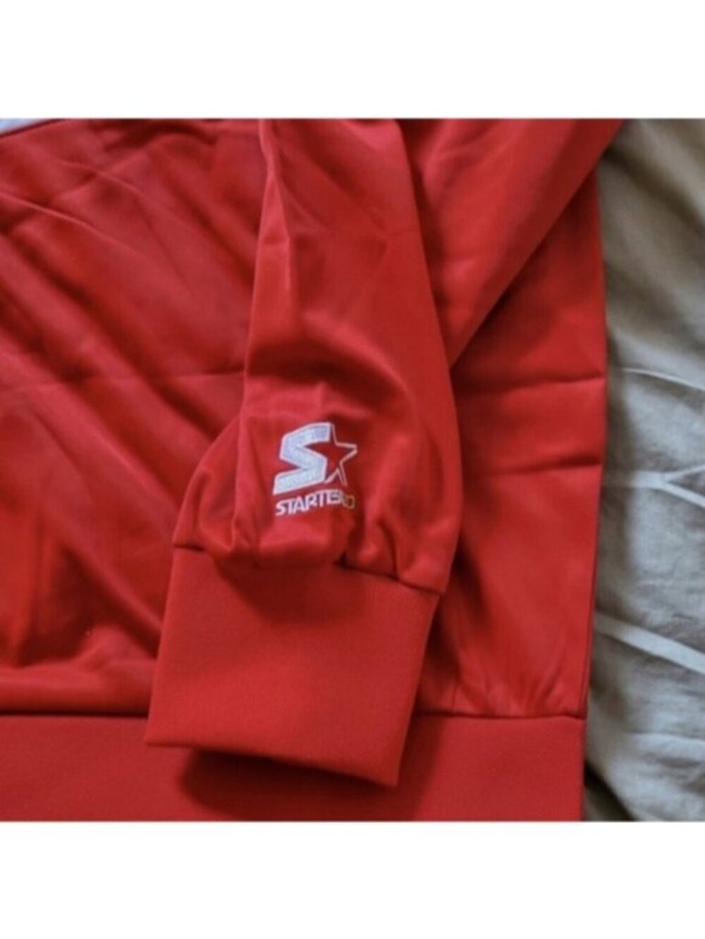 STARTER X Budweiser 50th Anniversary Full Zip Jacket Black Label Red 072026 - Picture 3 of 10